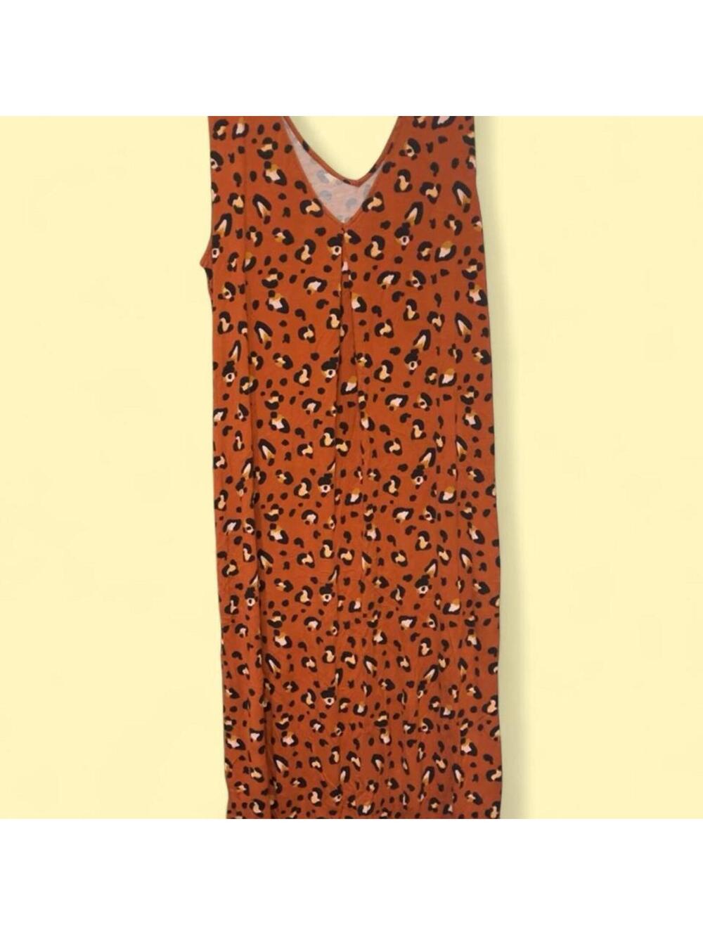 Joyspun Women's Orange and Multi Dress